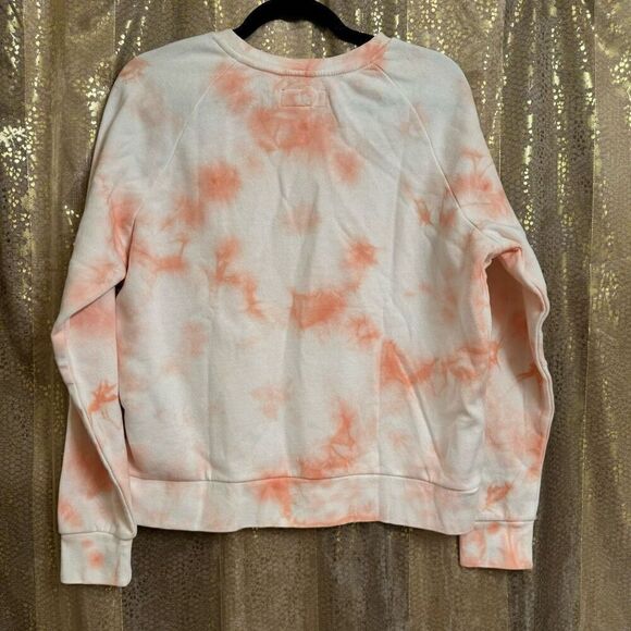 Reef Trunks Elephant Raglan Crew Sweater Tie Dye Peach Melba Small NWT - Picture 2 of 10